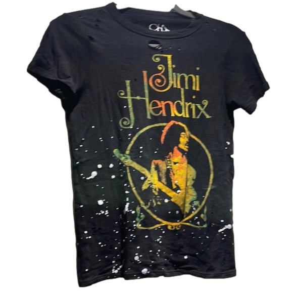Free People Tops - Jimmy Hendrix distressed T shirt